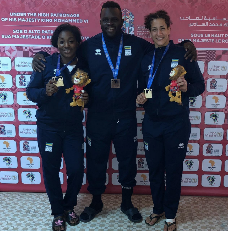 Karene Agondjo Wora, Luc Manogho, Sarah Mazouz ©FK